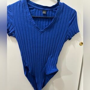 royal blue bodysuit size small